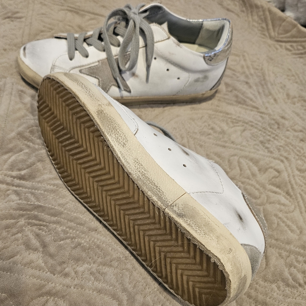 Golden Goose Silver Star Size 7 - Picture 7 of 9